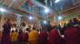 紅山寺廟內部(Dhakmar寺廟)已佈置莊嚴，迎請仁波切修法開光